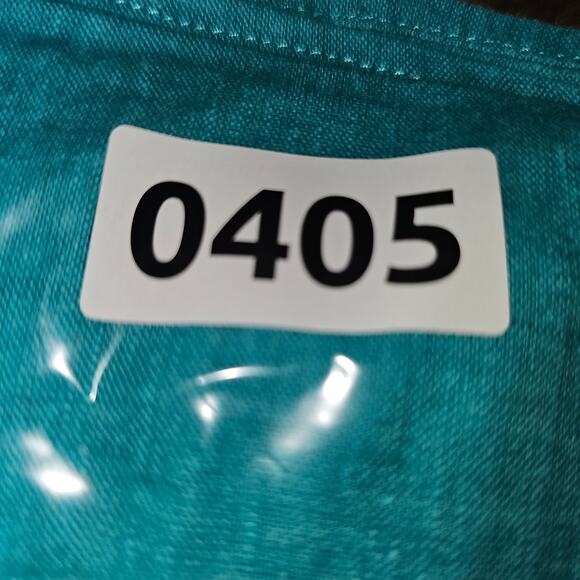 Marc Anthony Luxury Slim Fit Short Sleeve Linen Turquoise Button Up XL - Picture 8 of 8